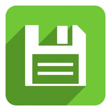 Disk icon Illustrazione stock
