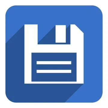 Disk icon Illustrazione stock