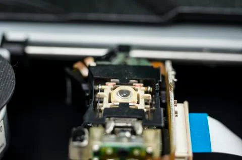 Disk player head Stock Photos