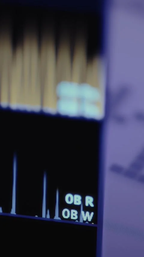Disk usage metrics data displayed on computer monitor Stock Footage 327914402