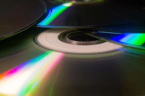 Disk, vcd or dvd Stock Photos