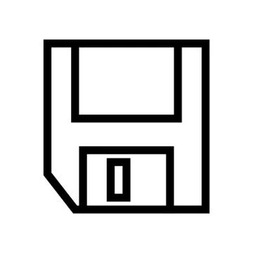 Diskette Icon Stock Illustration