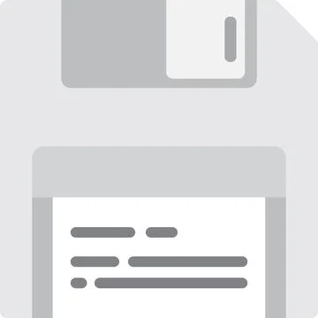 Diskette icon vector computer floppy disk isolated Stock-Illustration