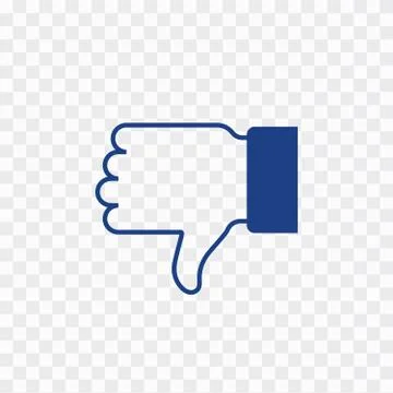 Dislike hand thumb down. Thumb up symbol, finger up icon. like and dislike ic Stock Illustration