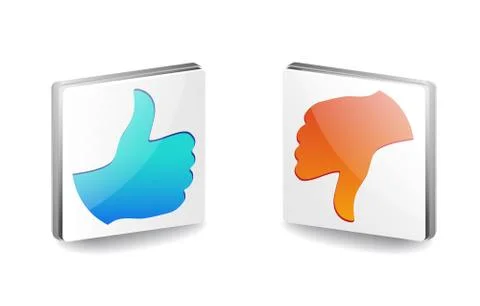 Like dislike icon Stock Illustration