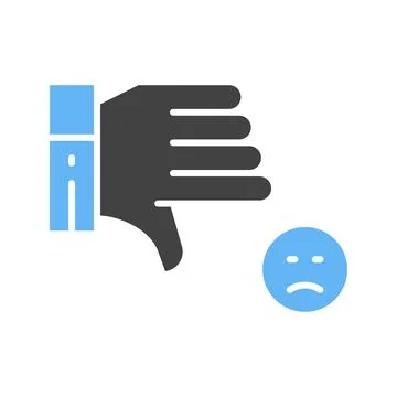 Dislike Icon Image. Stock Illustration