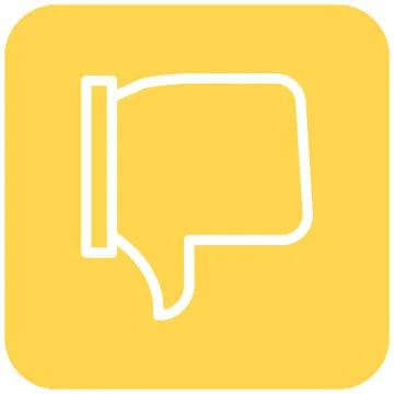 Dislike Vector Icon Design Illustration Stock Illustration