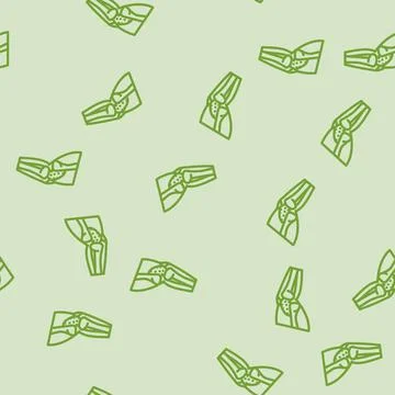 Dislocated joint fracture line vector seamless pattern 库存插图