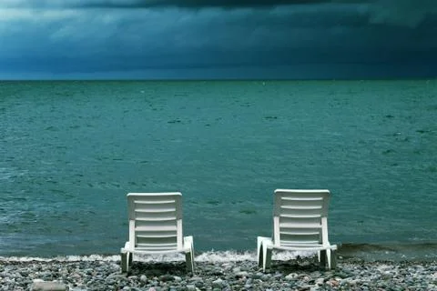 Dismal weather Stock Photos