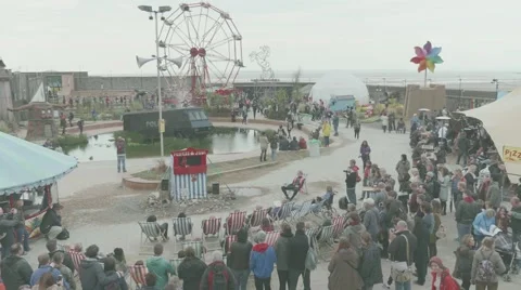 Dismaland Pan Vídeo Stock 58104182