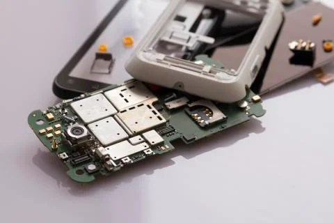 Dismantle smartphone Stock Photos