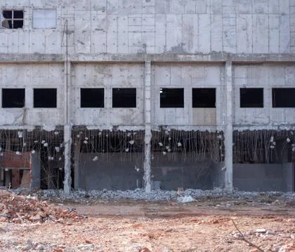 Dismantled building Stock Photos