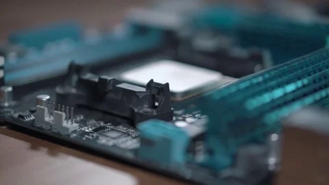 Dismantled computer. connectors USB Video stock 85301576