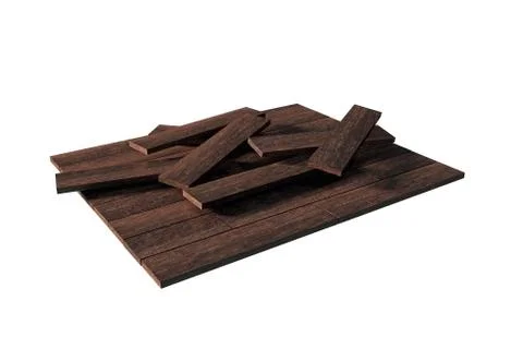 Dismantled parquet Stock Illustration
