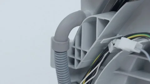 Dismantling a dishwasher in order to fix the problem on it Stock Footage