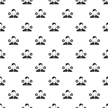 Dismissal of employees pattern, simple style 스톡 일러스트