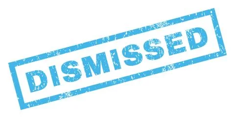 Dismissed Rubber Stamp Stock Illustration