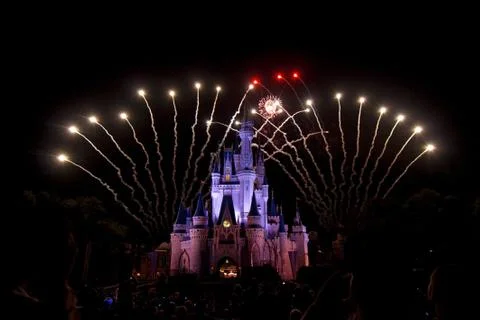 Disney fireworks Stock Photos