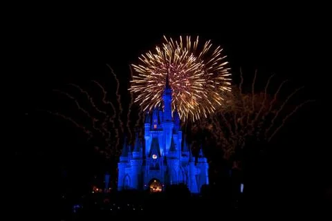 Disney fireworks Stock Photos