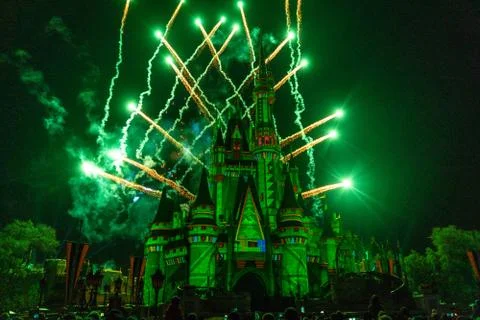Disney Fireworks Stock Photos