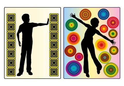 Disparity in Aesthetics Stock Illustration