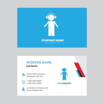 Dispatch business card design 스톡 일러스트