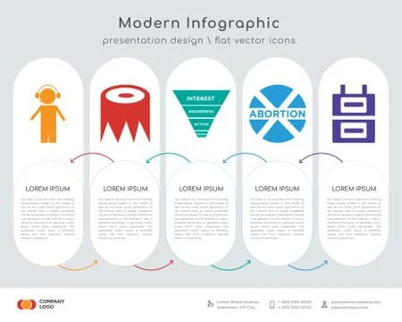 Dispatch infographics design 스톡 일러스트