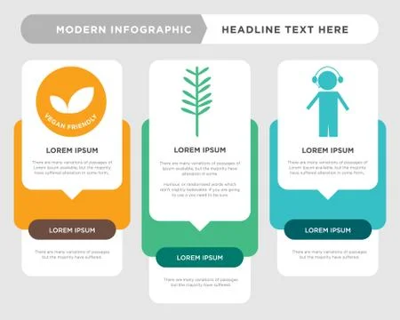 Dispatch, lavender, vegan friendly infographic Ilustración de archivo