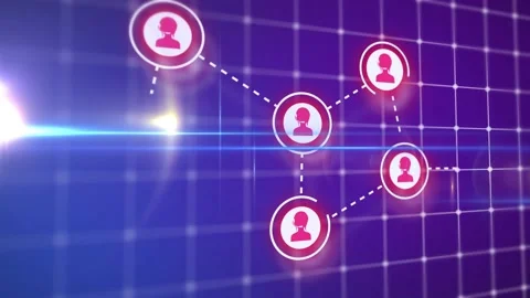 Dispatcher Icons Connection . Technical Support. Omni-Channel Technology. Stock Footage 194563625
