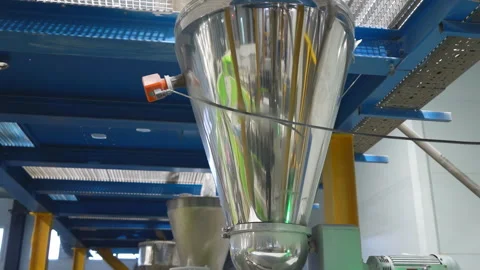 Dispenser ensures even supply of materials during manufacturing Video stock 304430326