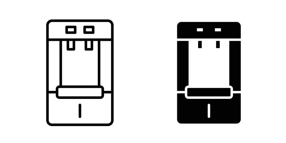 Dispenser icon design. Simple Vector illustrations.. Stock Illustration