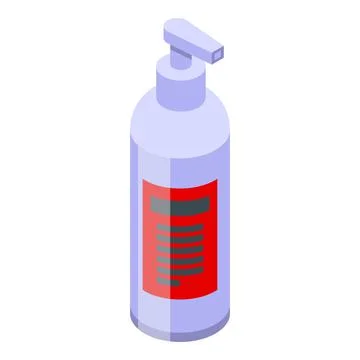 Dispenser wax icon isometric vector. Aromatic candle イラスト素材
