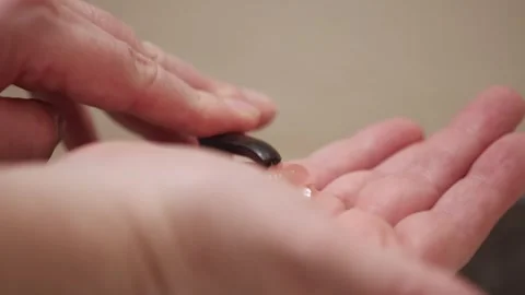 Dispensing Soap - Slow Stock Footage 322187320