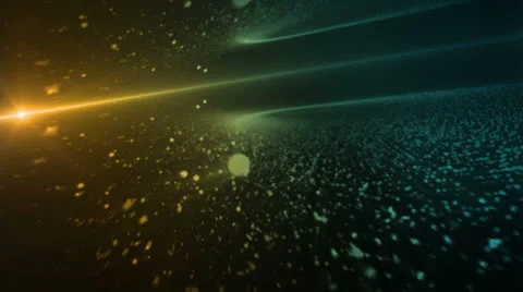 Disperse Amber Blue Stock Footage 25883935