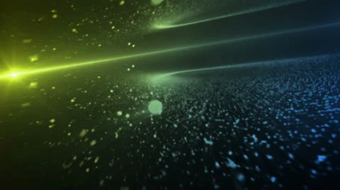 Disperse Blue Yellow Stock Footage 25884511