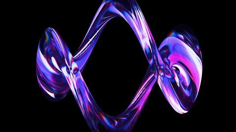 Dispersed glass element Stock Illustration