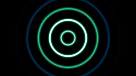 Dispersing circles Stock Footage 8922777