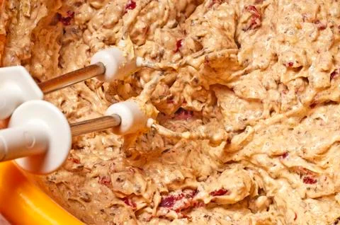 Dispersing dough Stock Photos