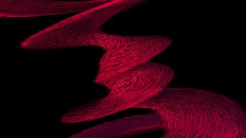 Dispersion abstract 3d element, computer generated. 3d rendering modern Stock Illustration