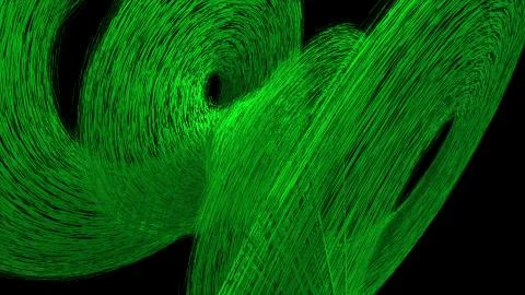 Dispersion abstract 3d element, computer generated. 3d rendering modern Stock Illustration