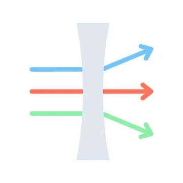 Dispersion icon vector image. Stock-Illustration