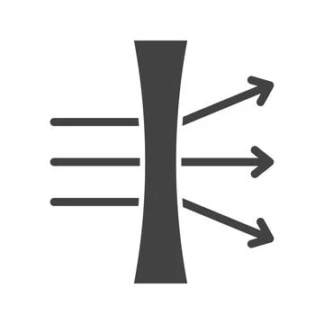 Dispersion icon vector image. 스톡 일러스트