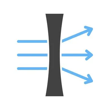 Dispersion icon vector image. 스톡 일러스트