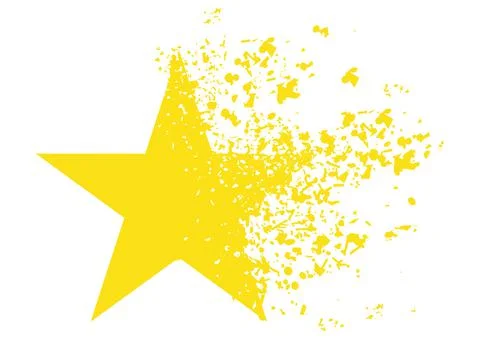 Dispersion star. shape star. Abstract. Vector illustration of dispersion star Stock Illustration