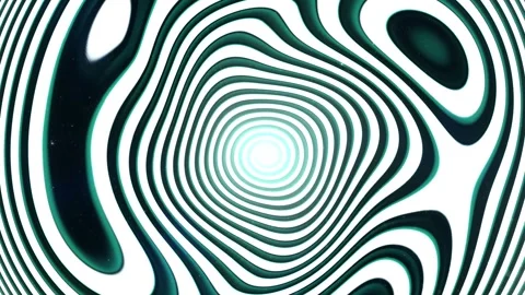 Displace Hypnotize black white mint spiral background Video stock 322759433