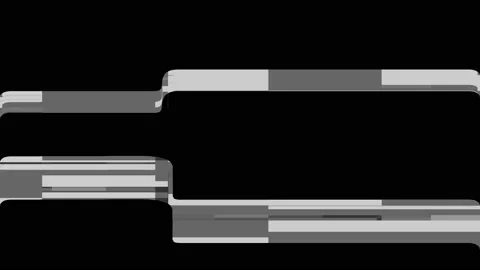 Displacement map. Black and white glitch broadcast error. Stock Footage 121687194
