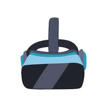 Display augmented reality ar glasses cartoon vector illustration Stock Illustration