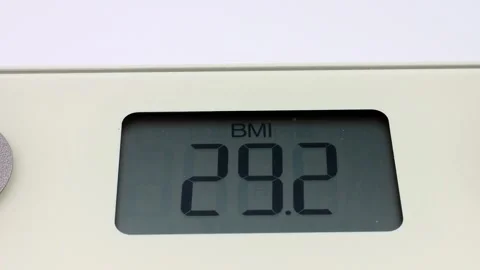 Display of body composition scale results Stock-Footage 336305833