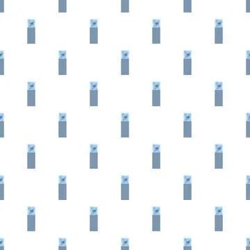 Display case pattern showing museum exhibit design Stock Illustration