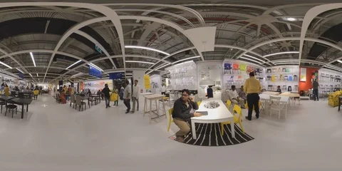 Display Chairs Inside Ikea Store Stockbeeldmateriaal 103466327